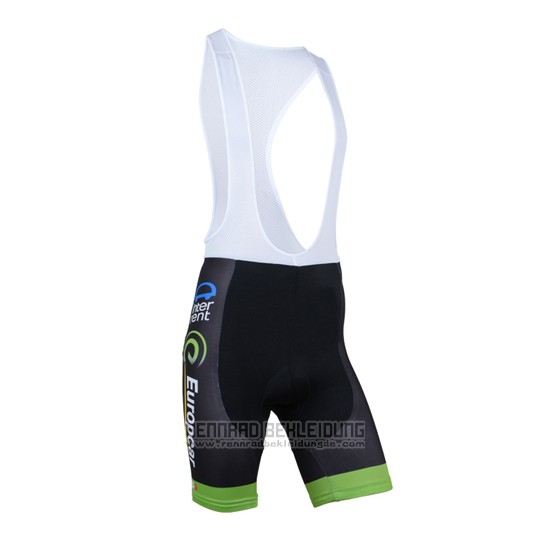 2014 Fahrradbekleidung Europcar Champion Japan Trikot Kurzarm und Tragerhose